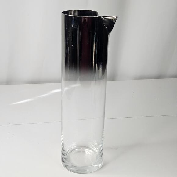 Dorothy Thorpe MCM Silver Fade Cocktail Pitcher Barware - Picture 3 of 8